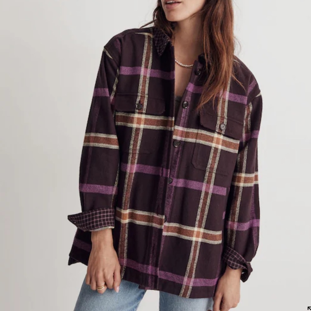 Madewell Rigby Shirt-Jacket in Plaid